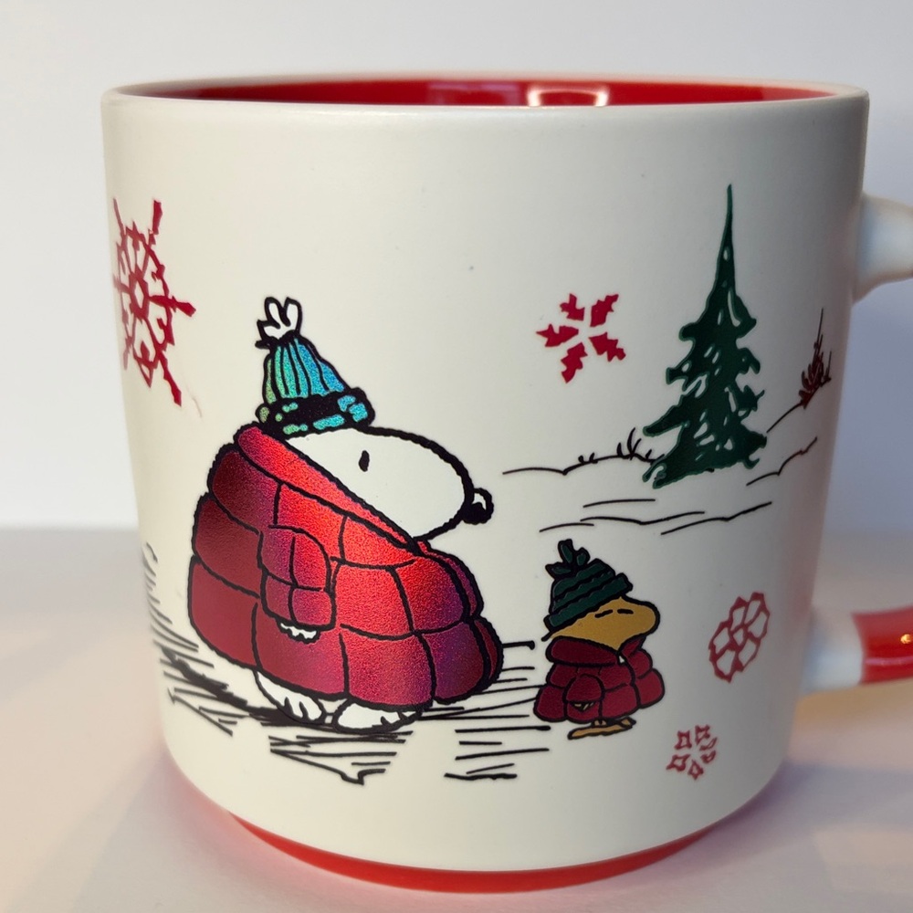 Peanuts 2025 Red Holiday Mug